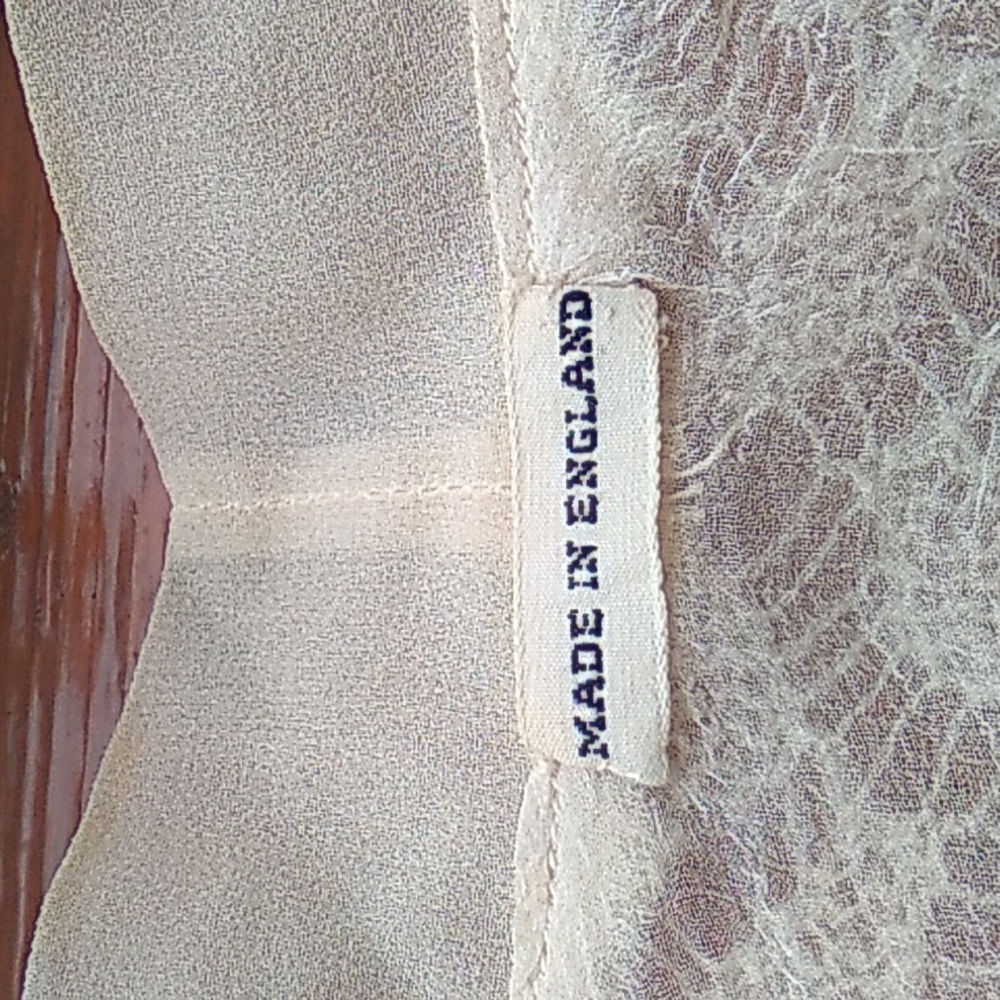 ⚜️ BEDROOM JACKET Vintage Sheer CARDIGAN ENGLAND Beautiful